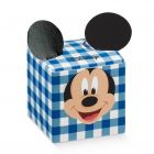 SCATOLINA CUBO MICKEY'S PARTY BLU 5x5x5cm PZ.10