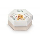 SCATOLINA PORTACONFETTI ESAGONALE WINNIE THE POOH 10X6CM