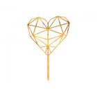 CAKE TOPPER DIAMOND HEART