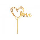 CAKE TOPPER LOVE HEART