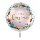 PALLONCINO MYLAR DF CRESIMA FLORAL