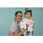 BIGLIETTO AUGURI CON CANDELINA SCINTILLANTE