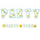 FESTONE SCRITTA MAXI PARTY TIME EMOTICON