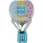 PALLONCINO MYLAR SUPERSHAPE MONGOLFIERA "IT'S A BOY" 3D