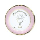 PIATTI COMUNIONE CHIC ROSA PZ.8