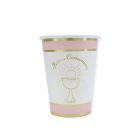BICCHIERI COMUNIONE CHIC ROSA PZ.8