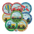 PIATTI MIX VEHICLES 18CM.