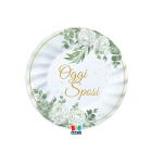 PIATTI OGGI SPOSI EUCALIPTO 20CM PZ.6