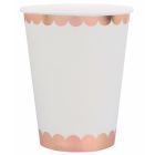 BICCHIERI SMERLATI ROSE GOLD PZ.10