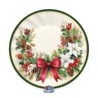 6 PIATTI Ø 25 cm VINTAGE CHRISTMAS