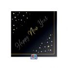 16 TOVAGLIOLI 33 x 33 cm Happy New Year Stars