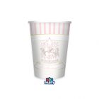 6 Bicchieri 250 cc BATTESIMO Carillon Rosa