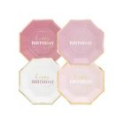 PIATTI HAPPY BIRTHDAY TO YOU PINK 24CM PZ.8