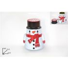 BARATTOLO IN LATTA PUPAZZO DI NEVE