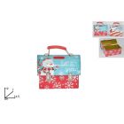 BORSA SALVADANAIO IN LATTA NATALIZIA