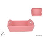 CESTO CON MANICI IN CARTONCINO ROSA