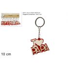 PORTACHIAVI LEGNO "I LOVE PAPA' 