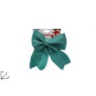 FIOCCO GLITTERATO VERDE 20X26CM