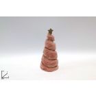 ALBERO CON PELLICCIA ROSA 17CM