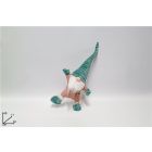 PELUCHE GNOMO NATALIZIO ROSA E TIFFANY 48CM 