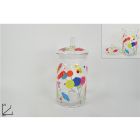 BARATTOLO IN VETRO PER CARAMELLE 22CM 