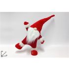 PELUCHE GNOMO ROSSO NATALIZIO 58CM 