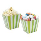 CONTENITORE CARTA SWEETY BOX STRISCE VERDE MELA PZ.6