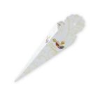 25 SCATOLINE PORTACONFETTI CONO QUADRATO 4x19x4cm La Mia Comunione