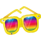 PALLONCINO MYLAR SUPERSHAPE RAINBOW STRIPES SUNGLASSES