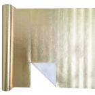 RUNNER DA TAVOLO ORO METAL PRETAGLIATO 40CM x 4,8MT