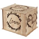 SCATOLA BOX WEDDING IN LEGNO PORTA SOLDI
