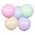 PALLONCINI IN LATTICE 36" COLORI MACARON  PZ.2