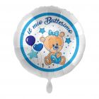 PALLONCINO DF MYLAR 18" IL MIO BATTESIMO ORSETTO CELESTE
