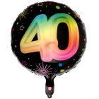 PALLONCINO MYLAR 18" FESTICOLOR 40TH