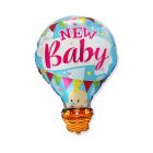 PALLONCINO MYLAR SUPERSHAPE 36" MONGOLFIERA BABY BOY