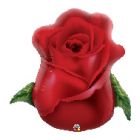 PALLONCINO IN FOIL SUPERSHAPE ROSA ROSSA 33″/84cm LV