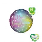PALLONCINO MYLAR 18" BUON COMPLEANNO IRIDESCENTE