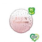 PALLONCINO MYLAR BUON COMPLEANNO LIGHT PINK