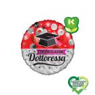 PALLONCINO MYLAR CONGRATULAZIONI DOTTORESSA