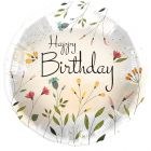 PALLONCINO MYLAR 18"/45CM FLOWERS