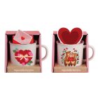 TAZZA MUG CUORI CON CIOCCOLATINI ASSORTITI LV