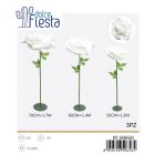 FIORI GIGANTI BIANCHI DA TERRA SET DA 3PZ.