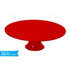 ALZATINA IN PLASTICA ROSSA 22CM