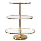 ALZATA 3 PIANI OVALE 46x30 H54