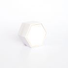 SCATOLINA PORTACONFETTI ESAGONALE BIANCO 8X8X4CM 20PZ