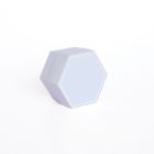 SCATOLINA PORTACONFETTI ESAGONALE CARTA DA ZUCCHERO 8X8X4CM 