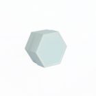 SCATOLINA PORTACONFETTI ESAGONALE SALVIA 8X8X4CM 20PZ