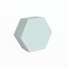 SCATOLINA PORTACONFETTI ESAGONALE SALVIA 12X12X4CM 20PZ