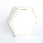 SCATOLINA PORTACONFETTI ESAGONALE BIANCO 16X16X4CM 20PZ