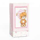 SCATOLINA PORTACONFETTI ORSETTO ROSA 20PZ